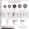 Service Caster 4 Inch SS Phenolic 3/8 Inch Threaded Stem Caster with Total Lock Brake SCC SCC-SSTSTTL20S414-PHS-381615 - alternate 2